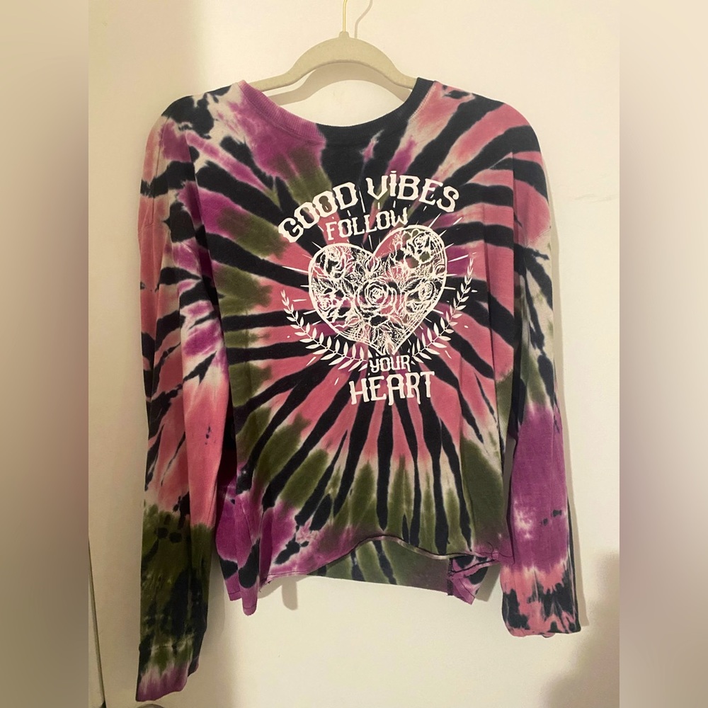 Tie dye long sleeve shirt